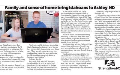 Family and sense of home bring Idahoans to Ashley, ND